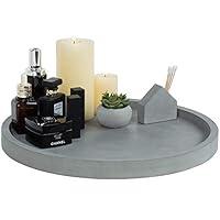 Algopix Similar Product 19 - MyGift 16Inch Concrete Grey Round