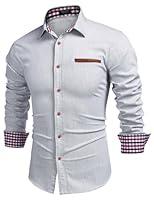 Algopix Similar Product 5 - COOFANDY Mens Long Sleeve Work Shirts