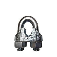 Algopix Similar Product 9 - Wire Rope Clamp 316 inch 24 Pack Zinc