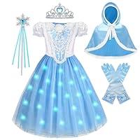 Algopix Similar Product 19 - GC 6pcs Girls Light Up Frozen Elsa