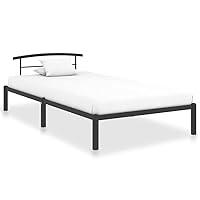 Algopix Similar Product 15 - vidaXL Bed Frame Bed Metal Bed Bedroom
