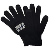 Algopix Similar Product 9 - Thin Blue  Red Line Touchscreen Gloves