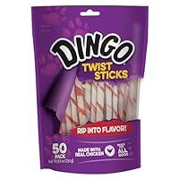 Algopix Similar Product 11 - Dingo Twist Sticks Rawhide Chews Made