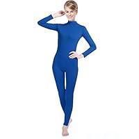 Algopix Similar Product 10 - QY Unisex Spandex Unitard Mock Neck