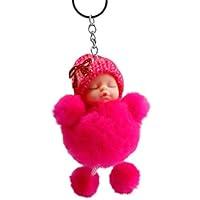 Algopix Similar Product 16 - callm Cute Sleeping Baby Bowtie Fluffy