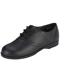 Algopix Similar Product 10 - SmartFit Black Girls Saddle Oxfords 11