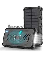 Algopix Similar Product 17 - Solar Power Bank 38800mAh Solar