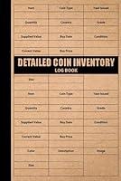 Algopix Similar Product 5 - Detailed Coin Inventory Log Book Coin