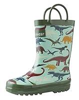 Algopix Similar Product 2 - OAKI Kids Rubber Rain Boots with