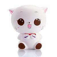 Algopix Similar Product 2 - WATINC 1 Pcs Jumbo Squishy Kawaii White