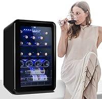 Algopix Similar Product 9 - Merax 24 Bottle Retro Wine Cooler 
