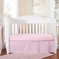 Algopix Similar Product 4 - EVERYDAY KIDS Light Pink Pleated Crib