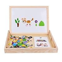 Algopix Similar Product 7 - JQP XL Wooden Magnetic Letters Numbers