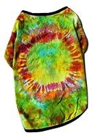 Algopix Similar Product 12 - Doggie Tee Tie Dye Shirt GreenOne of a