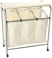 Algopix Similar Product 4 - HoneyCanDo Rolling Laundry Sorter