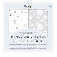 Algopix Similar Product 13 - TotAha Premium Stretchy Crib Sheets