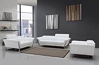 Algopix Similar Product 18 - Divani Casa Ronen Modern White Leather