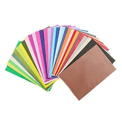 5400 Pcs 1 Inch Tissue Paper Squares, 36 Assorted Colored Tissue Paper for  Craft