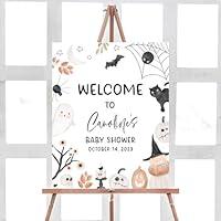 Algopix Similar Product 5 - Halloween Party Welcome Sign Halloween