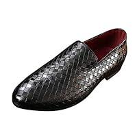 Algopix Similar Product 1 - Men Pointed Toe Tuxedo Loafers Noble