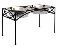 Algopix Similar Product 4 - Regal Double Bowl Elevated Diner  12