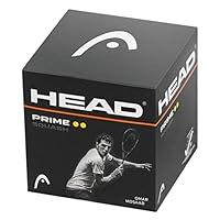 Algopix Similar Product 5 - HEAD Prime Squash Ball, Black, 12 Balls
