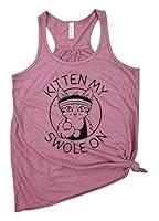 Algopix Similar Product 15 - Kitten my swole on  Muscle Tank Gym