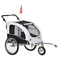 Algopix Similar Product 20 - Aosom Dog Bike Trailer 2in1 Pet