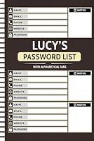 Algopix Similar Product 6 - Lucys Password List Secure Journal