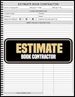 Algopix Similar Product 16 - Estimate Book Contractor Detailed