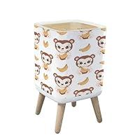 Algopix Similar Product 11 - Trash Can with Lid monkey seamless for