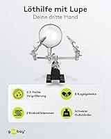 Algopix Similar Product 8 - helping hand with magnifier soldering