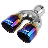 Algopix Similar Product 17 - Upower Dual Exhaust Tip 25 Inch Inlet
