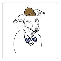 Algopix Similar Product 3 - Creative Products Greyhound With Hat