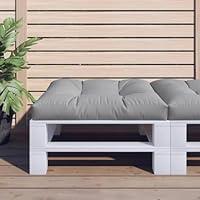 Algopix Similar Product 2 - YELWHI Pallet Cushion Gray