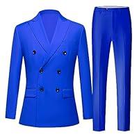 Algopix Similar Product 2 - GHNXCY Nine Colors Men Suits 2 Piece