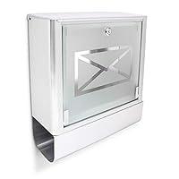 Algopix Similar Product 15 - Relaxdays Stainless Steel Letter Post