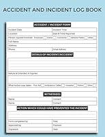 Algopix Similar Product 10 - Accident and Incident Log Book Record