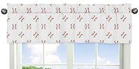 Algopix Similar Product 10 - Sweet Jojo Designs Red and White Window