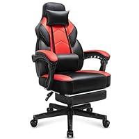 Algopix Similar Product 10 - Gaming Chair with Footrest Video Game