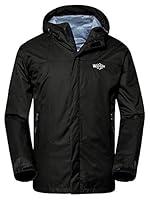 Algopix Similar Product 15 - Wantdo Mens Rain Jacket Mountain Coat