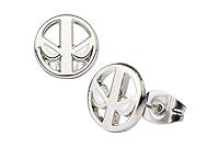 Algopix Similar Product 7 - Body Vibe Deadpool Logo Stainless Steel