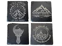 Algopix Similar Product 19 - Slate Coaster Pick 4 ACOTAR  Throne