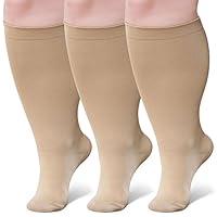 Algopix Similar Product 1 - Wide Calf Compression Socks Plus Size