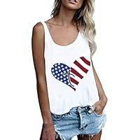 Algopix Similar Product 8 - HunYUN Womens American Flag Print Vest