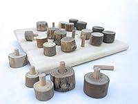 Algopix Similar Product 7 - Peg Board Game  Natural Wood Block