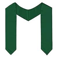 Algopix Similar Product 3 - Hunter Green 60 Stole for Graduation