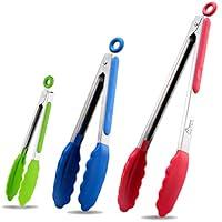 Algopix Similar Product 17 - Hotec Silicone cooking Tongs