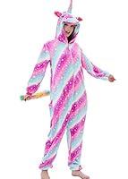 Algopix Similar Product 13 - ABENCA Fleece Unicorn Onesie Pajamas