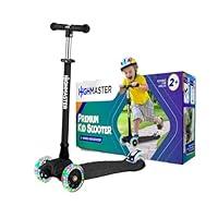 Algopix Similar Product 10 - HighMaster Kids Scooter  3 Wheel Kick
